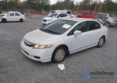 2010 Honda Civic Hybrid z USA, uszkodzony, nr VIN JHMFA3F27AS000308